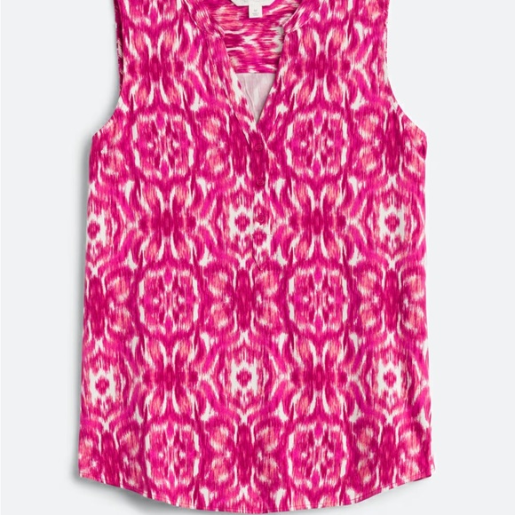 Magnolia Grace Tops - Vibrant Pink Sleeveless Tank Top